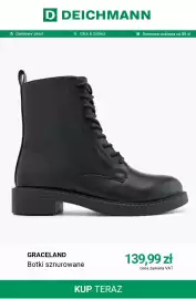 Deichmann gazetka tydzień 44 Strona 14: Botki sznurowane Graceland €139,99