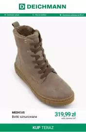 Deichmann gazetka tydzień 44 Strona 3: Botki sznurowane Medicus €319,99