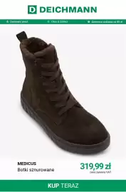 Deichmann gazetka tydzień 44 Strona 4: Botki sznurowane Medicus €319,99