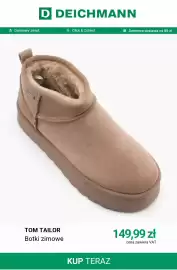 Deichmann gazetka tydzień 44 Strona 5: Botki zimowe Tom Tailor €149,99