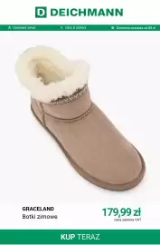 Deichmann gazetka tydzień 44 Strona 8: Botki zimowe Graceland €179,99