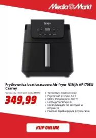 Media Markt gazetka Strona 2: Frytkownica beztłuszczowa Ninja AF170EU czarny €349,99