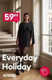 Sinsay gazetka tydzień 44 Strona 1: Sukienka Everyday Holiday Sinsay €59,99