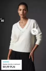 Sinsay gazetka tydzień 44 Strona 10: Sweter chunky z cekinami €59,99