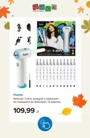 Smyk gazetka Strona 4: Airbrush T-shirt aerograf z markerami do malowania po tkaninach 12 kolorów Fiorello €109,99