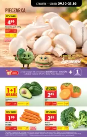 Biedronka gazetka Strona 31: Pieczarka, opak €4,99, Awokado, szt €2,99