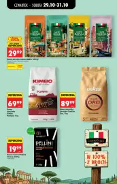 Biedronka gazetka Strona 62: Kawa ziarnista Gusto Bello €29,99, Kawa ziarnista Kimbo Pompei €69,99