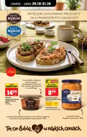Biedronka gazetka Strona 65: Policzki wieprzowe Kraina Wędlin Select €14,99, Łopatka w słoju Kraina Wędlin €8,99