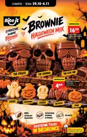 Biedronka gazetka Strona 72: Halloween brownie czacha Bite it €16,99, Halloween brownie Bite it €4,49