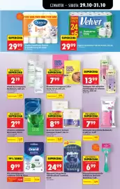 Biedronka gazetka Strona 81: Nić dentystyczna miętowa Oral-B, 50 m €9,99, Maszynki do golenia Be Beauty 3 ostrza, 4 szt €7,99