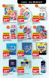 Biedronka gazetka Strona 85: Żel do WC Domestos Power Fresh €24,99, Kapsułki do zmywarki Finish Quantum, 80 szt €84,99