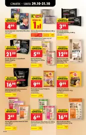 Biedronka gazetka Strona 86: Sucha karma dla kota bez dodatku zbóż Kitty €12,99, Karma dla kota Maxi Natural €5,99