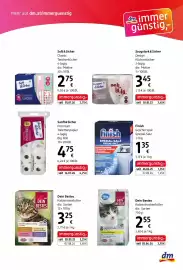 Dm Flugblatt Seite 10: Finish Spezial-Salz €1,35, Saugstark und Sicher Küchentücher €3,45
