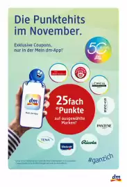 Dm Flugblatt Seite 8: Die Punktehits im November. Exklusive Coupons, nur in der Mein dm-App!* * mein cewe fotobuch TEEKA