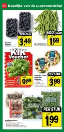 Vomar Voordeelmarkt folder Pagina 11: Healthy hand maaltijd salades €3,99, Kookgroenten €1,99