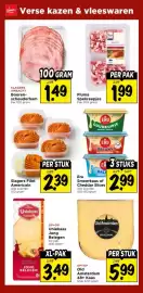 Vomar Voordeelmarkt folder Pagina 21: Slagers ambacht boeren schouderham €1,49, Uniekaas jong belegen €3,49