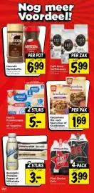 Vomar Voordeelmarkt folder Pagina 28: Café nova koffiebonen €5,99, Koopmans mix voor speculaas of kruidnoten €1,69