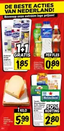 Vomar Voordeelmarkt folder Pagina 8: Optimel drink yoghurt €1,85, Coca-cola aquarius powerade of fuze tea €0,89