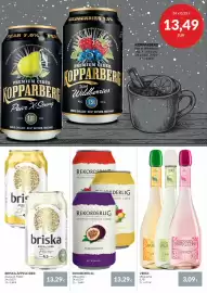 Nielsen Discount reklamblad Sida 6: KOPPARBERG, EUR 13.49 €13,49, VERDI, EUR 3.09 €3,09