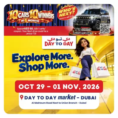 Day To Day (valid until 1-11)