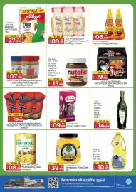 Kenz Hypermarket catalogue Page 6: كيلوجز كورن فليك اكجم Kellogg's Corn Flakes 1kg Was 38.00 Đ ₤27.99 SUPER VALUE-1KG