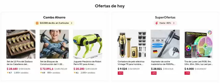 Catálogo AliExpress Página 1