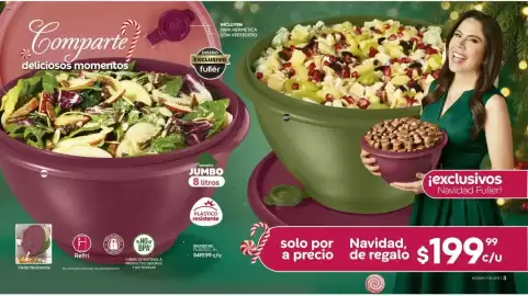 Catálogo Fuller Página 3: R Comparte deliciosos momentos 806 Vierte fácilmente HO INCLUYEN TAPA HERMÉTICA CON VERTEDERO
