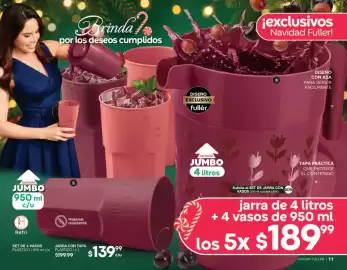Catálogo Fuller Página 7: Brinda? por los deseos cumplidos fulle DISEÑO EXCLUSIVO fuller tamaño JUMBO 4 litros ¡exclusivos