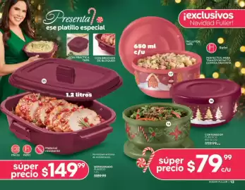 Catálogo Fuller Página 8: 25 Presenta ese platillo especial ¡exclusivos Navidad Fuller! CON PRÁCTICA TAPA CON BROCHES DE