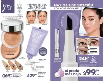 Catálogo Fuller Página 81: Yes primer en gel mate €129,99, Base inteligente €169,99