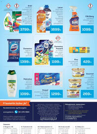GRoby akciós újság Oldal 4: Ooops! excellence sensitive toalettpapír €1.299,00, Domestos Power5 €1.199,00