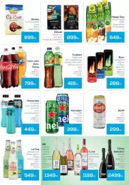 GRoby akciós újság Oldal 3: Coca-cola, Zero, Fanta €799,00, Powerade mountain blast izotónias sportital €449,00