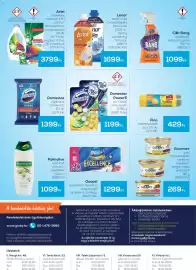 GRoby akciós újság Oldal 4: Ooops! excellence sensitive toalettpapír €1.299,00, Domestos Power5 €1.199,00