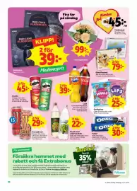 Stora Coop reklamblad vecka 45 Sida 10: Läsk €39,00, Farsdagsbukett €99,00