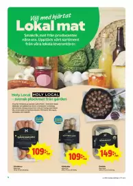 Stora Coop reklamblad vecka 45 Sida 4: Gårdskorv €109,00, Köttbullar €109,00