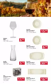Transgourmet Flugblatt Seite 4: Karaffe Exclusiva €5,79, Churchill Teller Lume Natural €30,99
