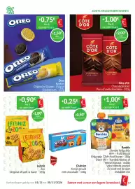 Intermarché folder Pagina 17: Leibniz Zoo Original of spelt & haver €1,80, Oreo koekjes €1,50