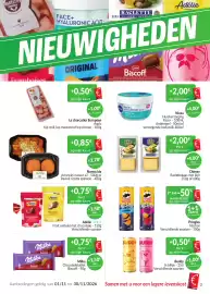 Intermarché folder Pagina 3: Arrancini natuur €1,70, Adelie Fruit omhuld met chocolade €0,75