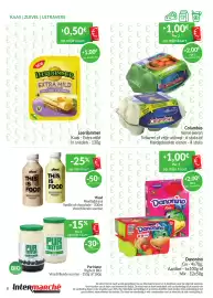 Intermarché folder Pagina 8: KAAS | ZUIVEL | ULTRAVERS 4 NEW +0,50€ op mijn kaart LEERDAMMER EXTRA MILD JONG/JEUNE ZACHT &