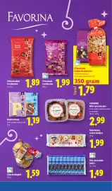 Lidl folder week 45 Pagina 16: Favorina Chocolade kruidnoten mix €1,99, Chocoladegeld €1,59