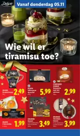 Lidl folder week 45 Pagina 36: Milbona Dessert €3,49, Deluxe Crème brûlée €1,99