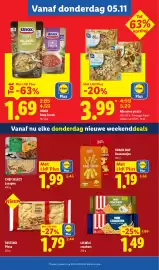 Lidl folder week 45 Pagina 40: LU Mini crackers €1,49, Chef Select Lasagne €1,99