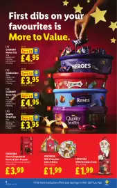 Lidl leaflet week 45 Page 10: Favorina choco gingerbread hearts & stars pretzels €3,99
