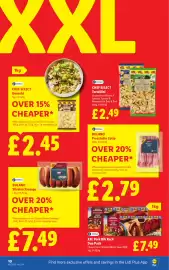 Lidl leaflet week 45 Page 12: Dulano silesian sausage €7,49, Chef Select Tortellini €2,49