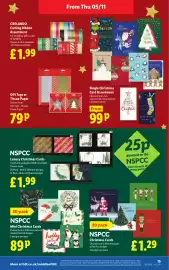 Lidl leaflet week 45 Page 17: Crelando curling ribbon assortment €1,99, Gift Tags or Tissue Paper €0,79