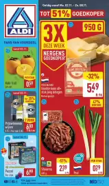 ALDI folder week 45 Pagina 1: Shoarma €2,39, Wasgij? puzzel €6,99