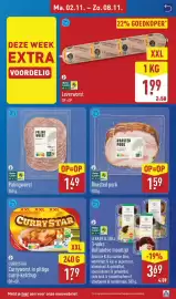 ALDI folder week 45 Pagina 11: Palingworst €1,49, Lekker & snel 3-vaks hollandse maaltijd €3,69