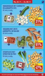 ALDI folder week 45 Pagina 13: Shoarma €0,99, Sweetpotato €0,99