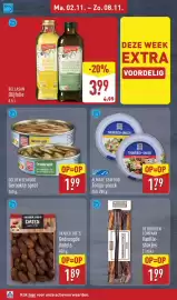 ALDI folder week 45 Pagina 18: Trader Joe's Gedroogde dadels €1,89, Almare Seafood Tonijn-snack €1,79