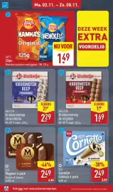ALDI folder week 45 Pagina 24: Bolletje Kruidnotenreep de originele €1,69, Cornetto classico €2,49